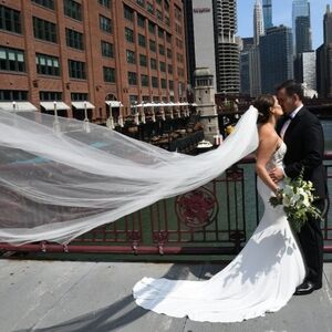 Ivory veil chapel length